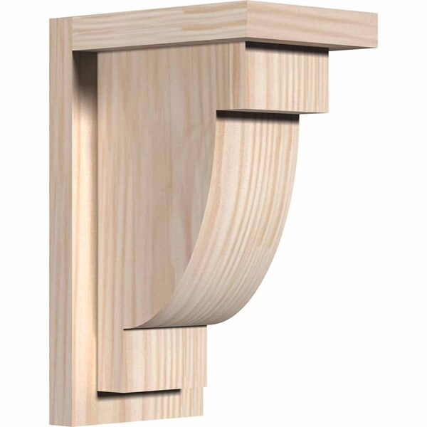 Ekena Millwork Alpine Smooth Corbel w/Backplate, Douglas Fir, 5 1/2"W x 8"D x 12"H COR06X08X12ALP01SDF - main